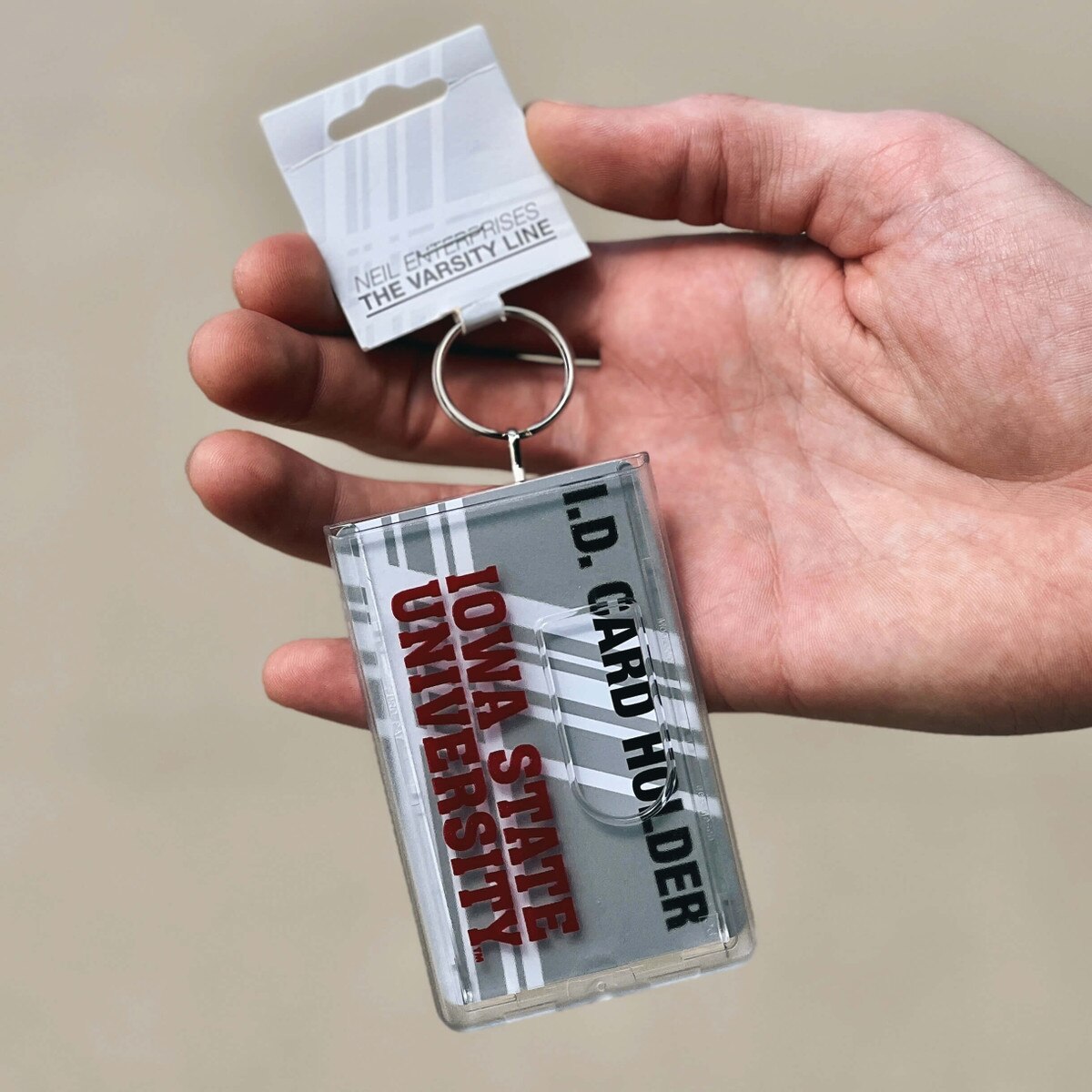 Iowa State University Clear ID Card Holder (2"x3.5")